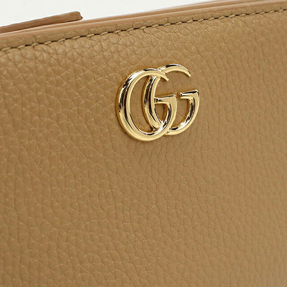 グッチ 二つ折り財布 二折財布 コンパクト レディース ブランド GUCCI ダブルG バイカラー スモールウォレット レザー 772738 ブラウン USDGU118564011