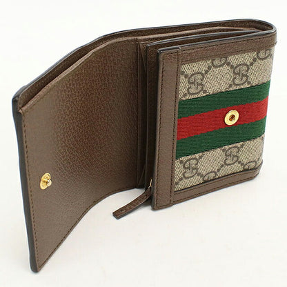 グッチ 二つ折り財布 二折財布 コンパクト レディース ブランド GUCCI オフィディア ミディアム ウォレット 598662 ベージュ USDGU118693011