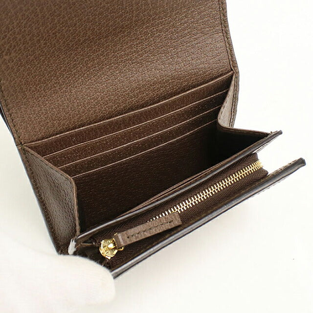 グッチ 二つ折り財布 二折財布 コンパクト レディース ブランド GUCCI オフィディア ミディアム ウォレット 598662 ベージュ USDGU118693011