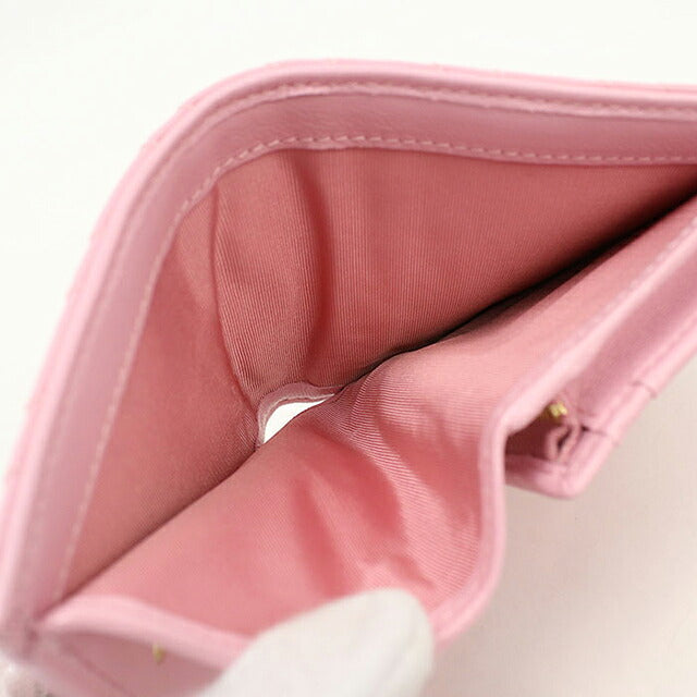 グッチ 二つ折り財布 二折財布 コンパクト レディース ブランド GUCCI ダブルG スモールウォレット レザー 466492 ピンク USDGU118694011