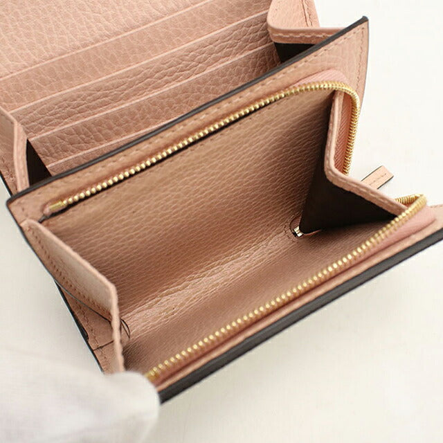 グッチ 二つ折り財布 二折財布 コンパクト レディース ブランド GUCCI ダブルG ミディアム ウォレット 598587 ピンク USDGU118883011