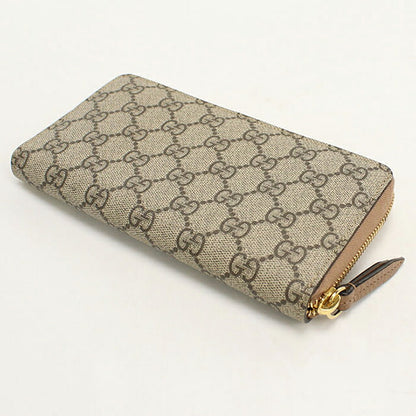 グッチ 長財布ラウンドファスナー レディース ブランド GUCCI ダブルG  レザー 456117 ベージュ USDGU118951011