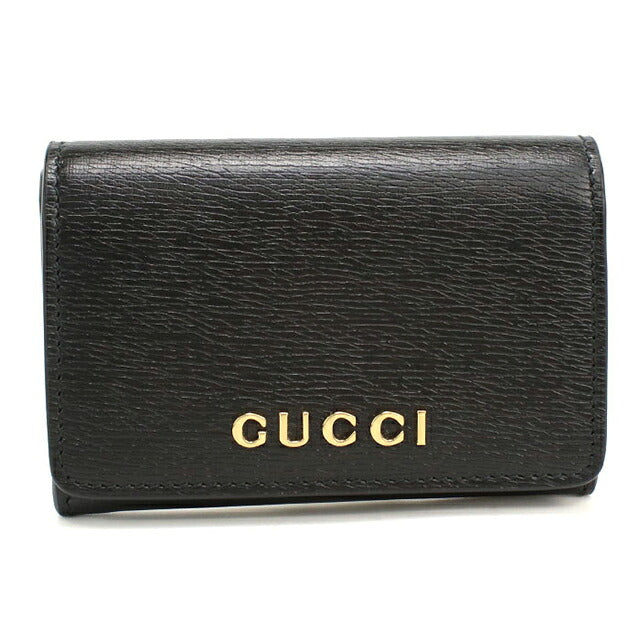グッチ 名刺入れ レディース ブランド GUCCI スクリプト カードケース レザー 790101 ブラック USDGU119339011