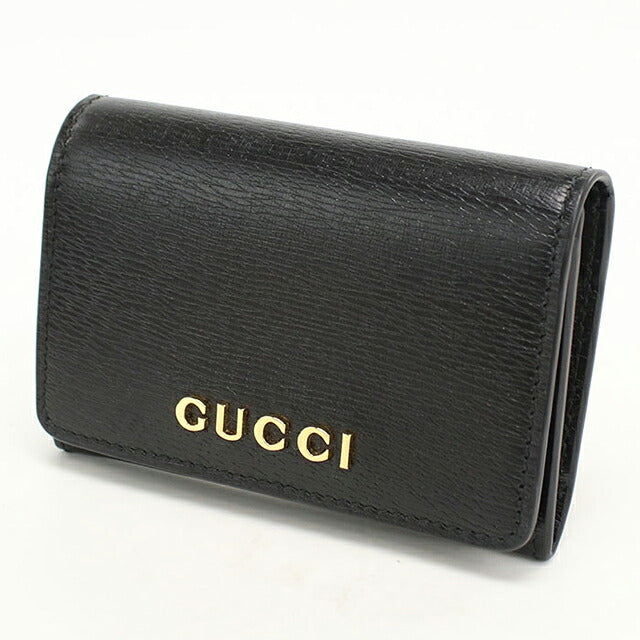 グッチ 名刺入れ レディース ブランド GUCCI スクリプト カードケース レザー 790101 ブラック USDGU119339011