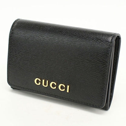 グッチ 名刺入れ レディース ブランド GUCCI スクリプト カードケース レザー 790101 ブラック USDGU119339011