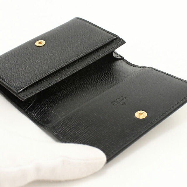 グッチ 名刺入れ レディース ブランド GUCCI スクリプト カードケース レザー 790101 ブラック USDGU119339011