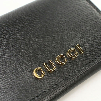 グッチ 名刺入れ レディース ブランド GUCCI スクリプト カードケース レザー 790101 ブラック USDGU119339011