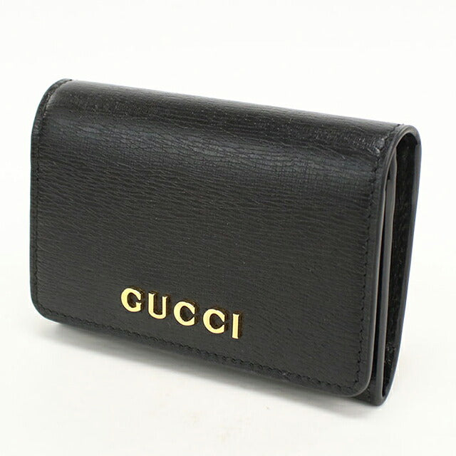 グッチ 名刺入れ レディース ブランド GUCCI スクリプト カードケース レザー 790101 ブラック USDGU119340011