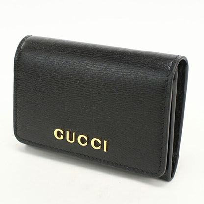 グッチ 名刺入れ レディース ブランド GUCCI スクリプト カードケース レザー 790101 ブラック USDGU119340011