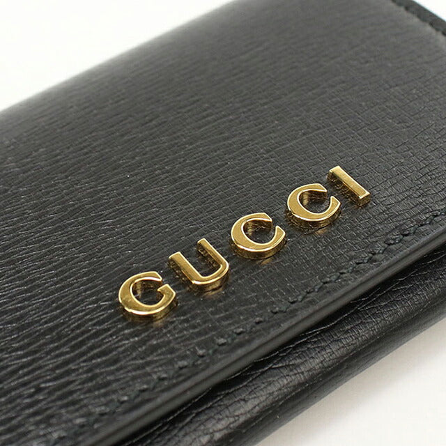 グッチ 名刺入れ レディース ブランド GUCCI スクリプト カードケース レザー 790101 ブラック USDGU119340011