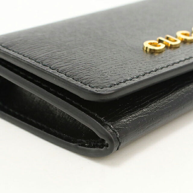 グッチ 名刺入れ レディース ブランド GUCCI スクリプト カードケース レザー 790101 ブラック USDGU119340011
