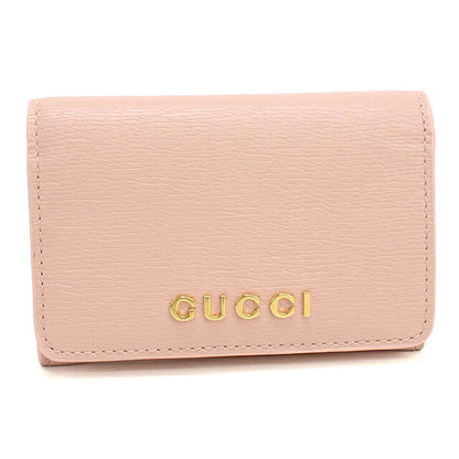 グッチ 名刺入れ レディース ブランド GUCCI スクリプト カードケース レザー 790101 ピンク USDGU119341011