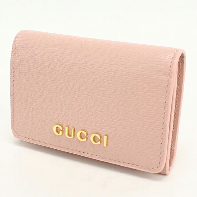 グッチ 名刺入れ レディース ブランド GUCCI スクリプト カードケース レザー 790101 ピンク USDGU119341011