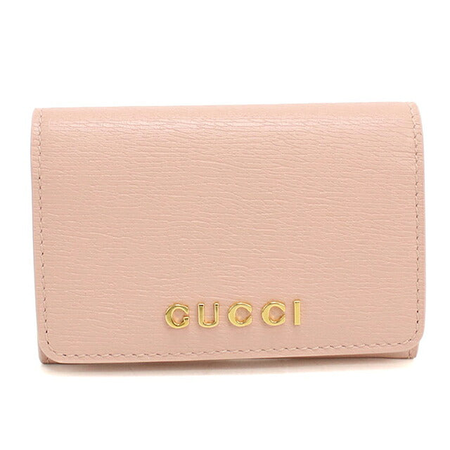 グッチ 名刺入れ レディース ブランド GUCCI スクリプト カードケース レザー 790101 ピンク USDGU119342011