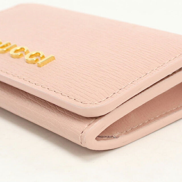 グッチ 名刺入れ レディース ブランド GUCCI スクリプト カードケース レザー 790101 ピンク USDGU119342011