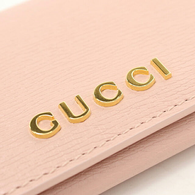 グッチ 名刺入れ レディース ブランド GUCCI スクリプト カードケース レザー 790101 ピンク USDGU119342011