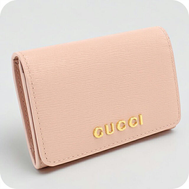 グッチ 名刺入れ レディース ブランド GUCCI スクリプト カードケース レザー 790101 ピンク USDGU119342011