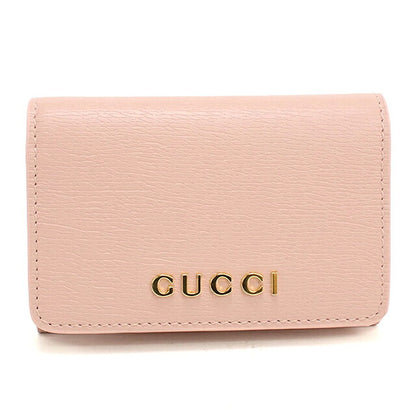グッチ 名刺入れ レディース ブランド GUCCI スクリプト カードケース レザー 790101 ピンク USDGU119343011