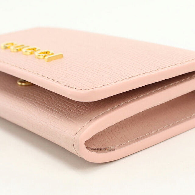 グッチ 名刺入れ レディース ブランド GUCCI スクリプト カードケース レザー 790101 ピンク USDGU119343011