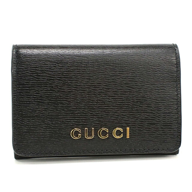 グッチ 名刺入れ レディース ブランド GUCCI スクリプト カードケース レザー 790101 ブラック USDGU119344011
