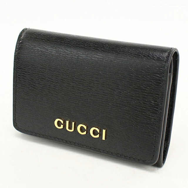 グッチ 名刺入れ レディース ブランド GUCCI スクリプト カードケース レザー 790101 ブラック USDGU119344011