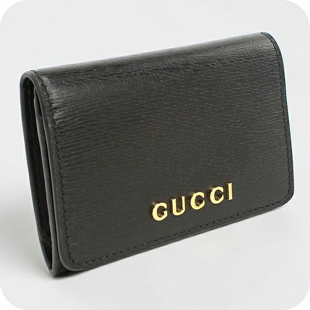グッチ 名刺入れ レディース ブランド GUCCI スクリプト カードケース レザー 790101 ブラック USDGU119344011