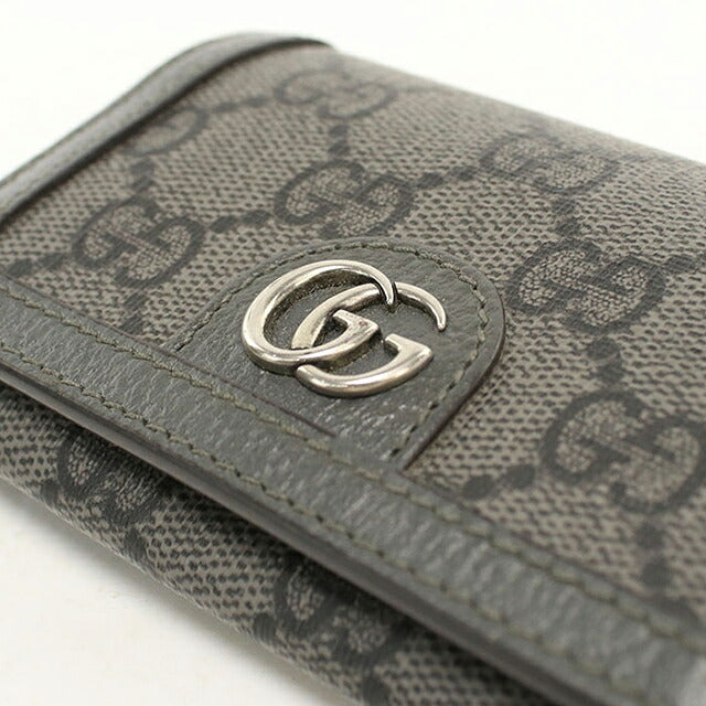 グッチ 名刺入れ メンズ ブランド GUCCI オフィディア カードケース 763286 UULBN 1244 グレー USDGU119369011