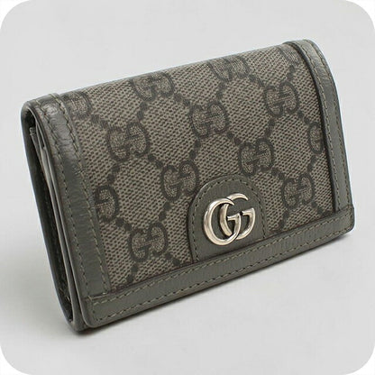 グッチ 名刺入れ メンズ ブランド GUCCI オフィディア カードケース 763286 UULBN 1244 グレー USDGU119369011
