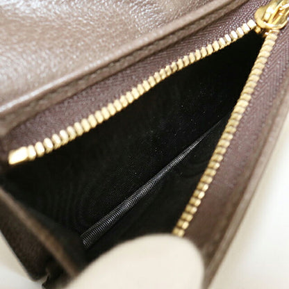 中古 グッチ 二つ折り財布 二折財布 コンパクト レディース ブランド GUCCI オフィディア GG カードケース ウォレット 523155 ベージュ USDGU119420011