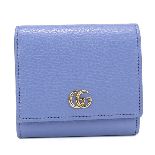 中古 グッチ 二つ折り財布 二折財布 コンパクト レディース ブランド GUCCI ダブルG バイカラー スモールウォレット レザー 598587 CAAAR 5241 USDGU119435011