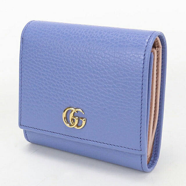 中古 グッチ 二つ折り財布 二折財布 コンパクト レディース ブランド GUCCI ダブルG バイカラー スモールウォレット レザー 598587 CAAAR 5241 USDGU119435011