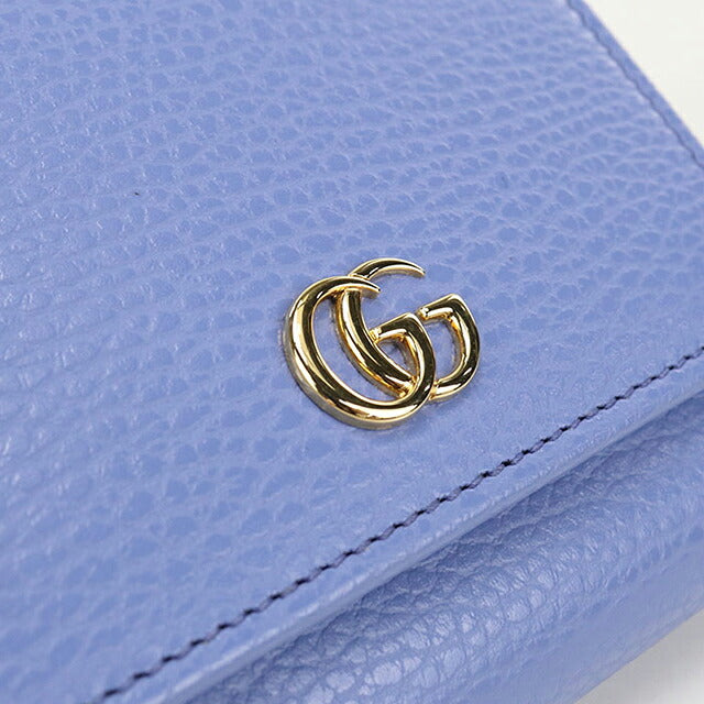 中古 グッチ 二つ折り財布 二折財布 コンパクト レディース ブランド GUCCI ダブルG バイカラー スモールウォレット レザー 598587 CAAAR 5241 USDGU119435011