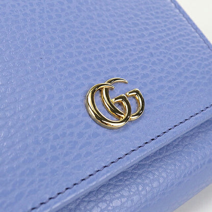 中古 グッチ 二つ折り財布 二折財布 コンパクト レディース ブランド GUCCI ダブルG バイカラー スモールウォレット レザー 598587 CAAAR 5241 USDGU119435011