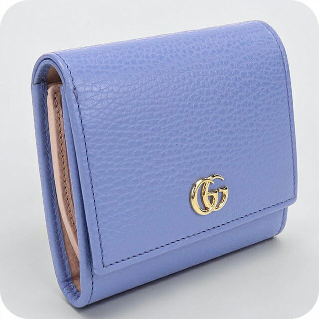 中古 グッチ 二つ折り財布 二折財布 コンパクト レディース ブランド GUCCI ダブルG バイカラー スモールウォレット レザー 598587 CAAAR 5241 USDGU119435011