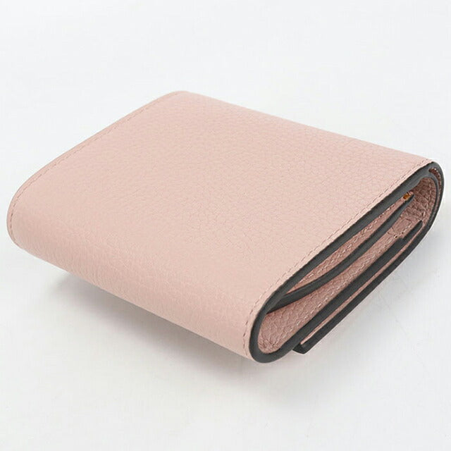 中古 グッチ 二つ折り財布 二折財布 コンパクト レディース ブランド GUCCI ホースビット  レザー 745981 ピンク USDGU119509011