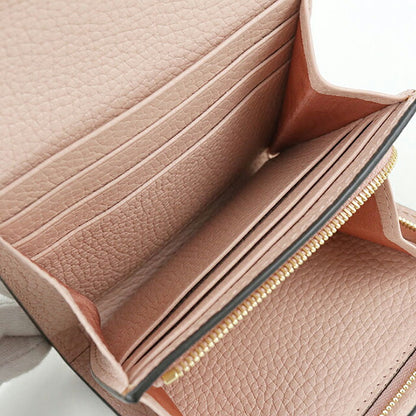 中古 グッチ 二つ折り財布 二折財布 コンパクト レディース ブランド GUCCI ホースビット  レザー 745981 ピンク USDGU119509011