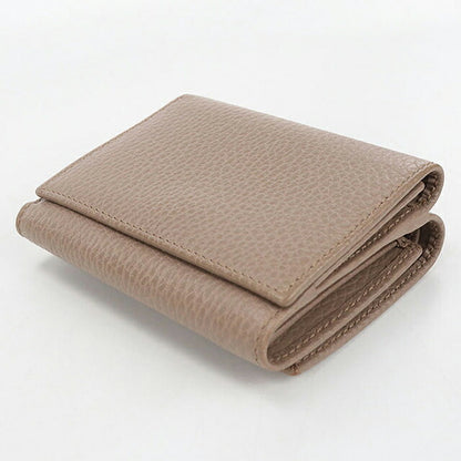 中古 グッチ 三つ折り財布 三折財布 コンパクト レディース ブランド GUCCI GGマーモント  レザー 474746 ブラウン USDGU119511011