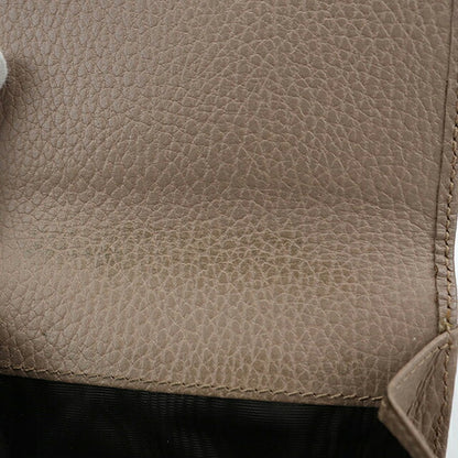 中古 グッチ 三つ折り財布 三折財布 コンパクト レディース ブランド GUCCI GGマーモント  レザー 474746 ブラウン USDGU119511011