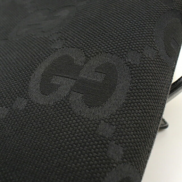 中古 グッチ ショルダーバッグ メンズ ブランド GUCCI ジャンボGG 2WAY クラッチバッグ 739668 ブラック USDGU119635011