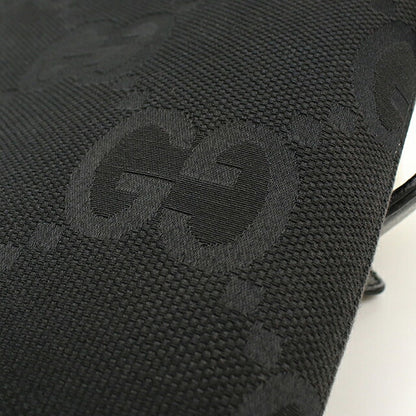 中古 グッチ ショルダーバッグ メンズ ブランド GUCCI ジャンボGG 2WAY クラッチバッグ 739668 ブラック USDGU119635011