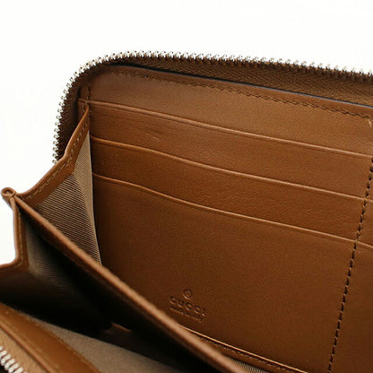 中古 グッチ 長財布ラウンドファスナー レディース ブランド GUCCI GGエンブレム  819122 ブルー USDGU119751011