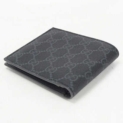 中古 グッチ 二つ折り財布 二折財布 コンパクト メンズ ブランド GUCCI GGスプリーム GG コインウォレット 768244 グレー USDGU119825011