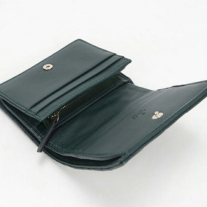 中古 グッチ 二つ折り財布 二折財布 コンパクト レディース ブランド GUCCI ダブルG カードケース ウォレット レザー 466492 グリーン USDGU119828011
