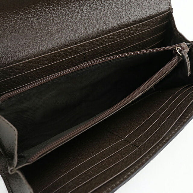 中古 グッチ 長財布二折 レディース ブランド GUCCI オフィディア コンチネンタルウォレット 523153 ベージュ USDGU120087011
