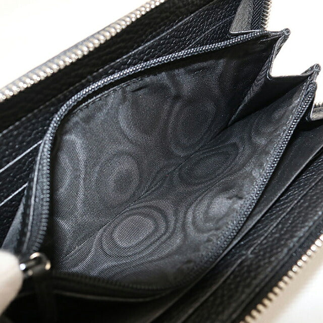 中古 グッチ 長財布ラウンドファスナー メンズ ブランド GUCCI ジャンボGG  レザー 739484 ブラック USDGU120166011