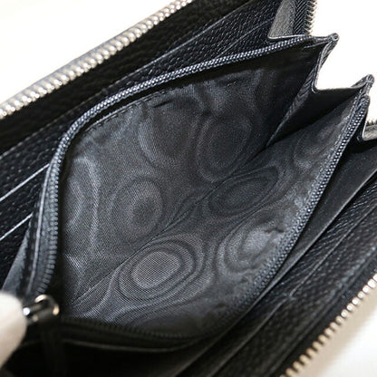 中古 グッチ 長財布ラウンドファスナー メンズ ブランド GUCCI ジャンボGG  レザー 739484 ブラック USDGU120166011