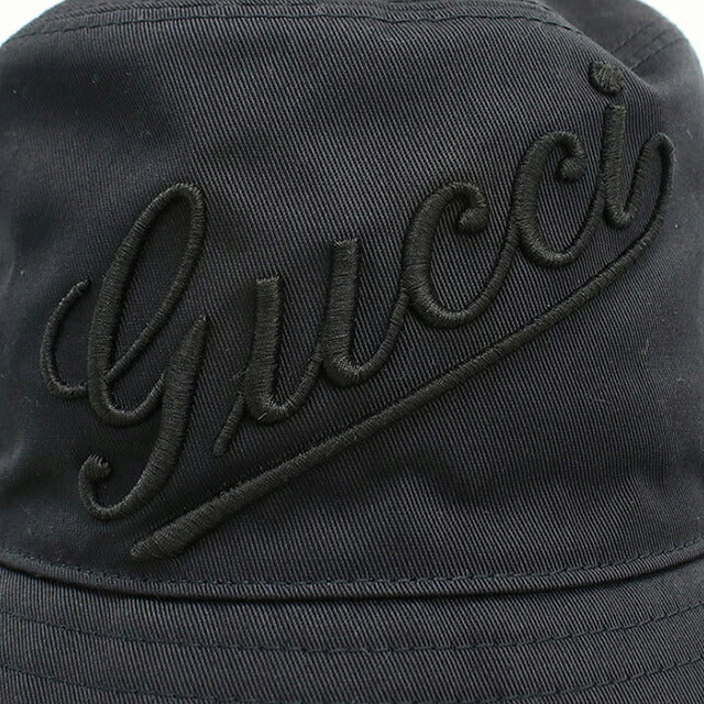 Used Gucci hat unisex brand GUCCI bucket hat 792789 black hat USDGU120521011