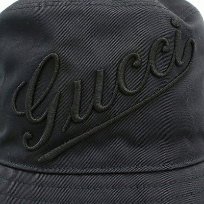 Used Gucci hat unisex brand GUCCI bucket hat 792789 black hat USDGU120521011