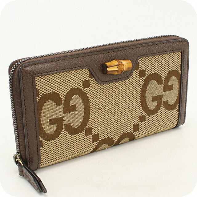 中古 グッチ 長財布ラウンドファスナー レディース ブランド GUCCI グッチ ダイアナ  658634 ベージュ USDGU120527011