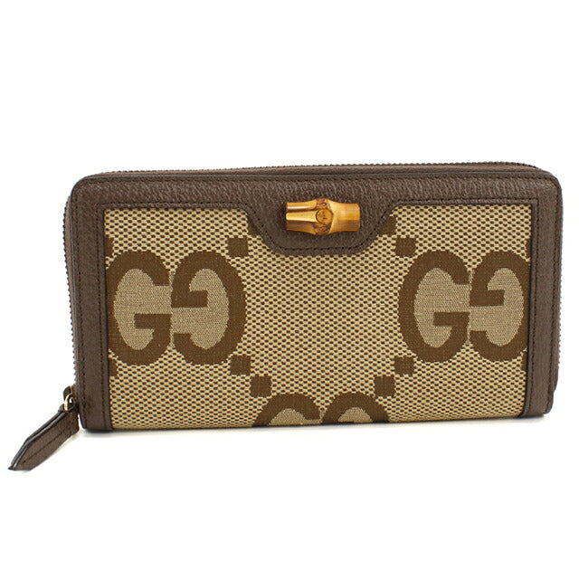中古 グッチ 長財布ラウンドファスナー レディース ブランド GUCCI グッチ ダイアナ  658634 ベージュ USDGU120527011